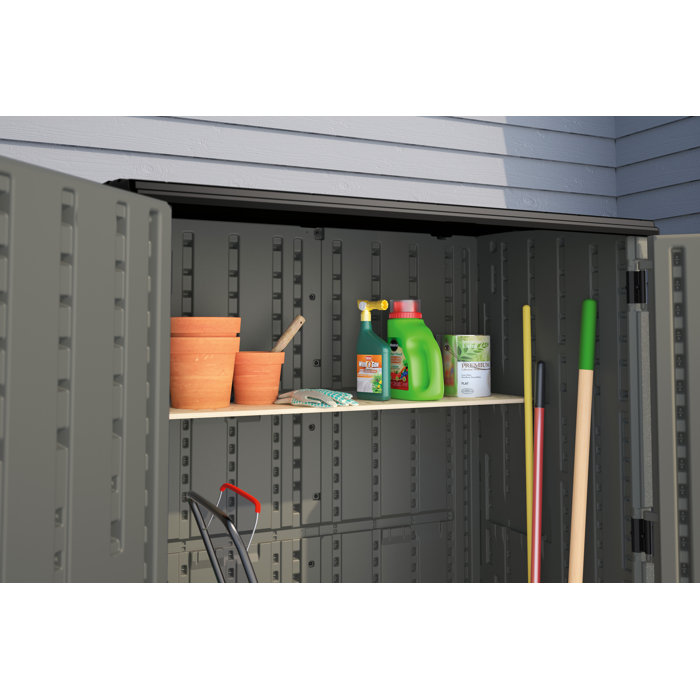 Suncast Ft In W X Ft In D Resin Vertical Tool Shed Reviews Wayfair